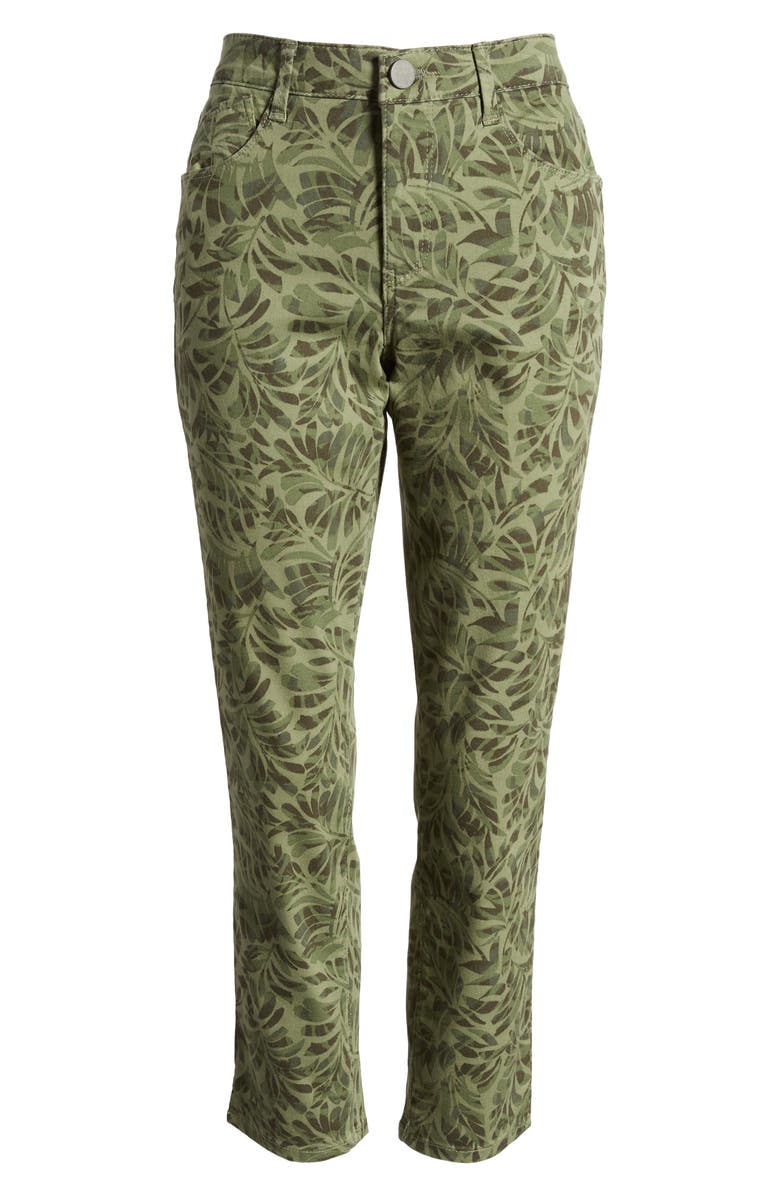 Wit & Wisdom 'Ab'Solution Print High Waist Slim Leg Pants, Alternate, color, 