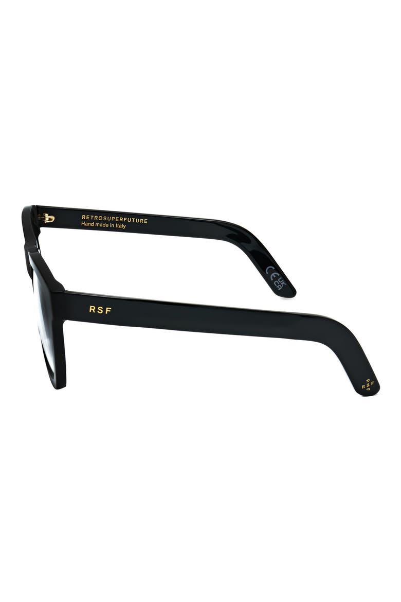 48mm Rectangular Reading Glasses, Alternate, color, BLACK