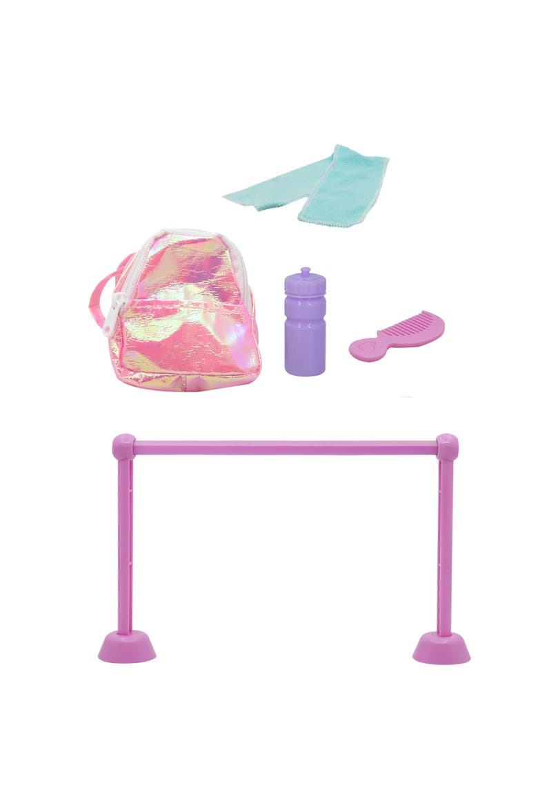 Ballet Set Pink 14" Hard Body Doll 5pcs, Alternate, color, Multicolored