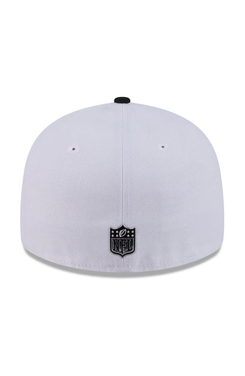 New Era Men's New Era  White/Black Philadelphia Eagles 2026 NFL Draft Pre-Curved 59FIFTY Fitted Hat, Alternate, color, White