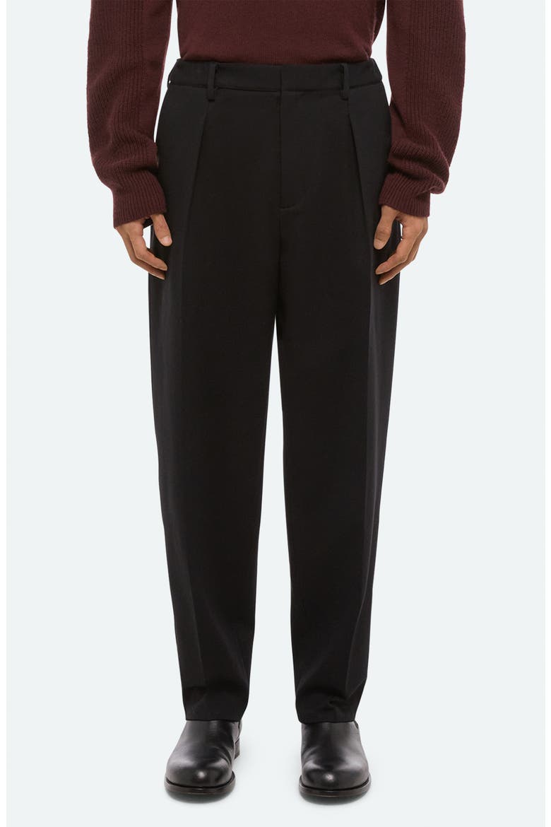 Zoot Pleat Front Modern Pants, Main, color, BLACK