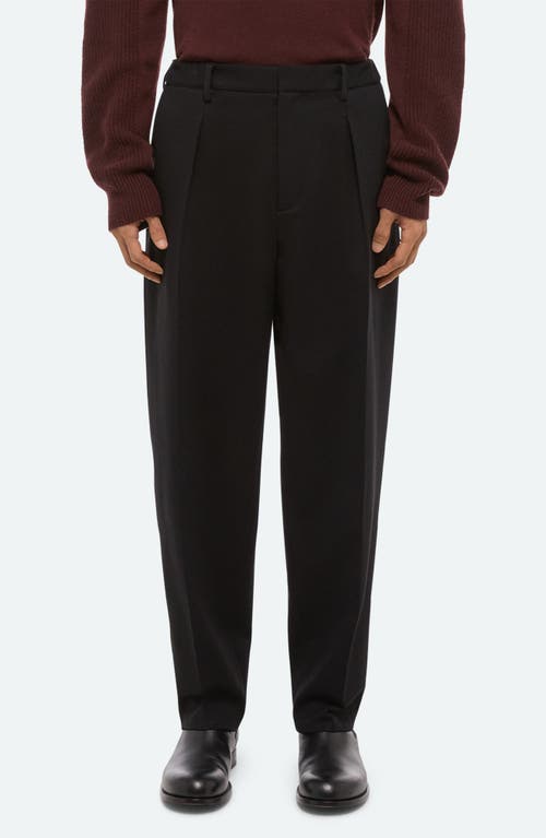Helmut Lang Zoot Pleat Front Modern Pants In Animal Print