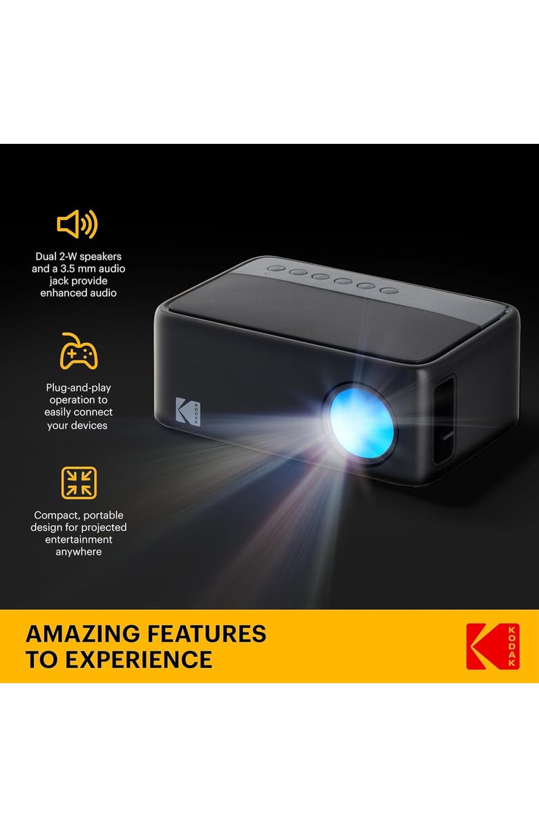 Kodak FLIK X1 Mini Pico Projector, Alternate, color,