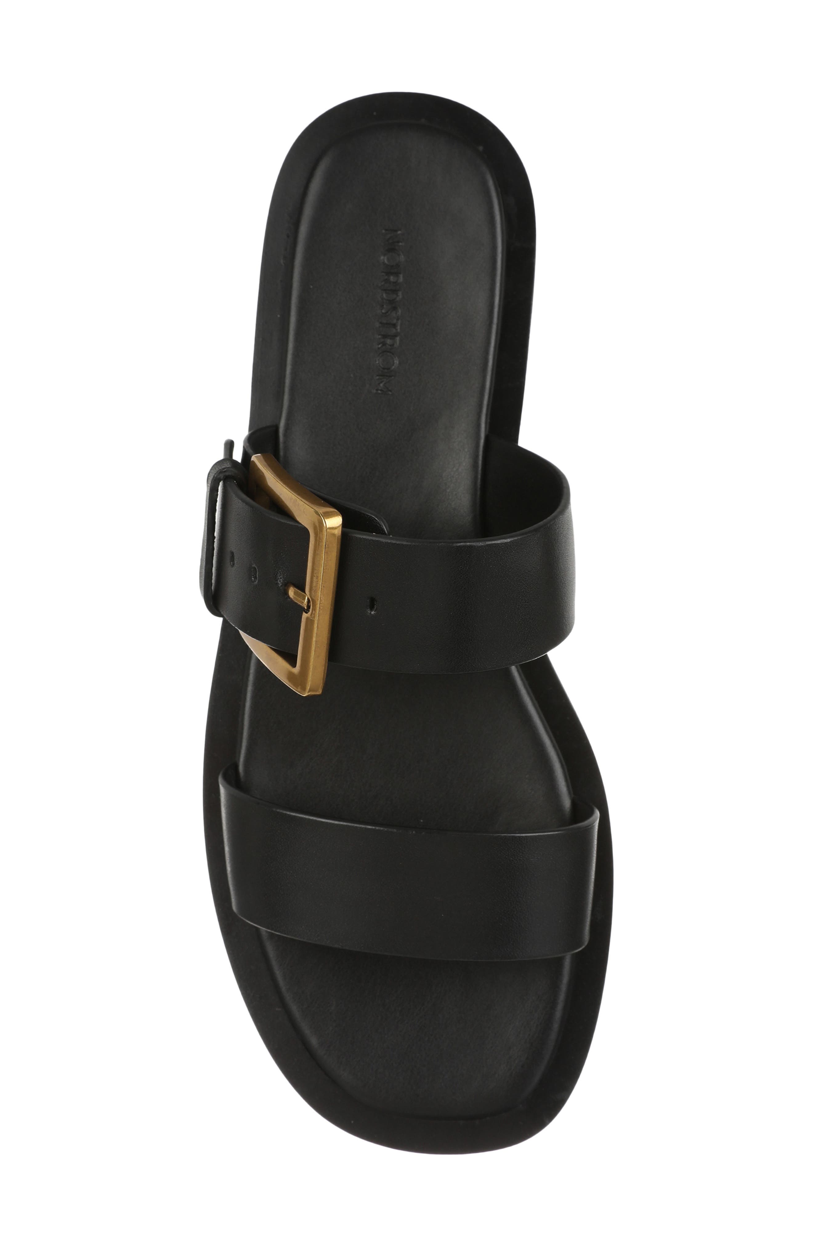 Nordstrom Lysandra Sandal, Alternate, color, Black