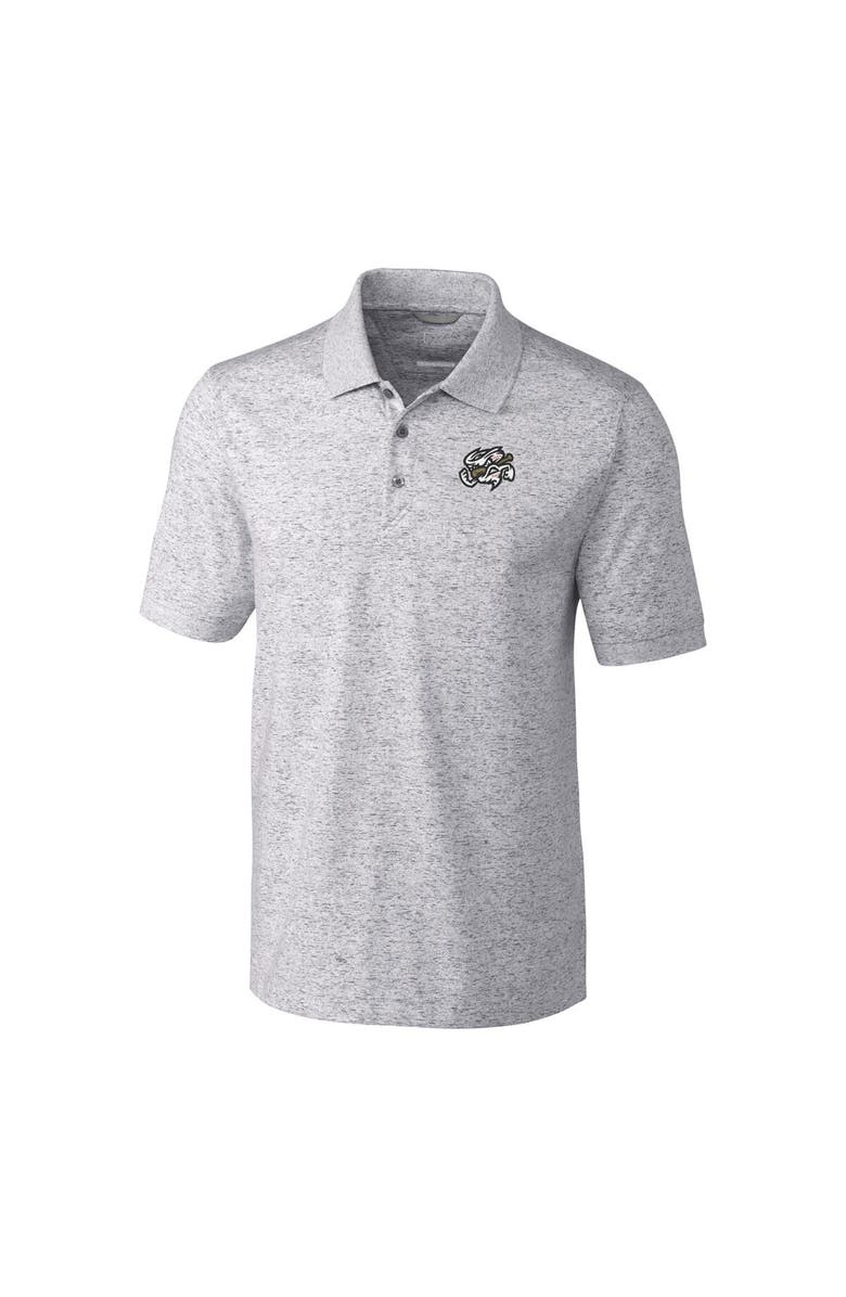 Cutter & Buck Men's Cutter & Buck Gray Omaha Storm Chasers Big & Tall DryTec Advantage Tri-Blend Space Dye Polo, Alternate, color, 