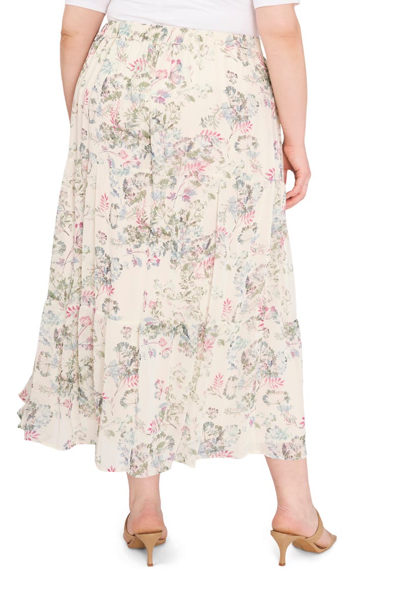 Breezy Dandelion Tiered Ruffle Skirt, Alternate, color, NEW IVORY