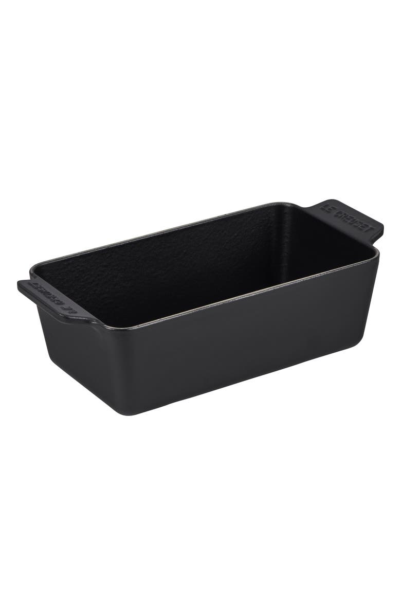 Le Creuset Cast Iron Loaf Pan, Main, color, Licorice