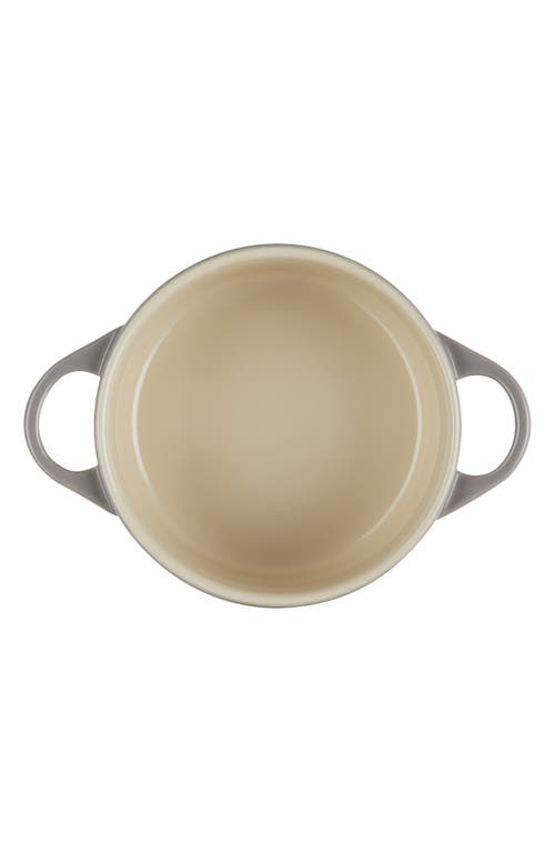 Le Creuset 24-ounce Mini Stoneware Cocotte In Oyster