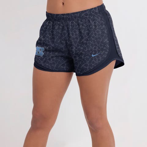 Women's Nike Navy North Carolina Tar Heels Tempo Pattern Dri-FIT Shorts