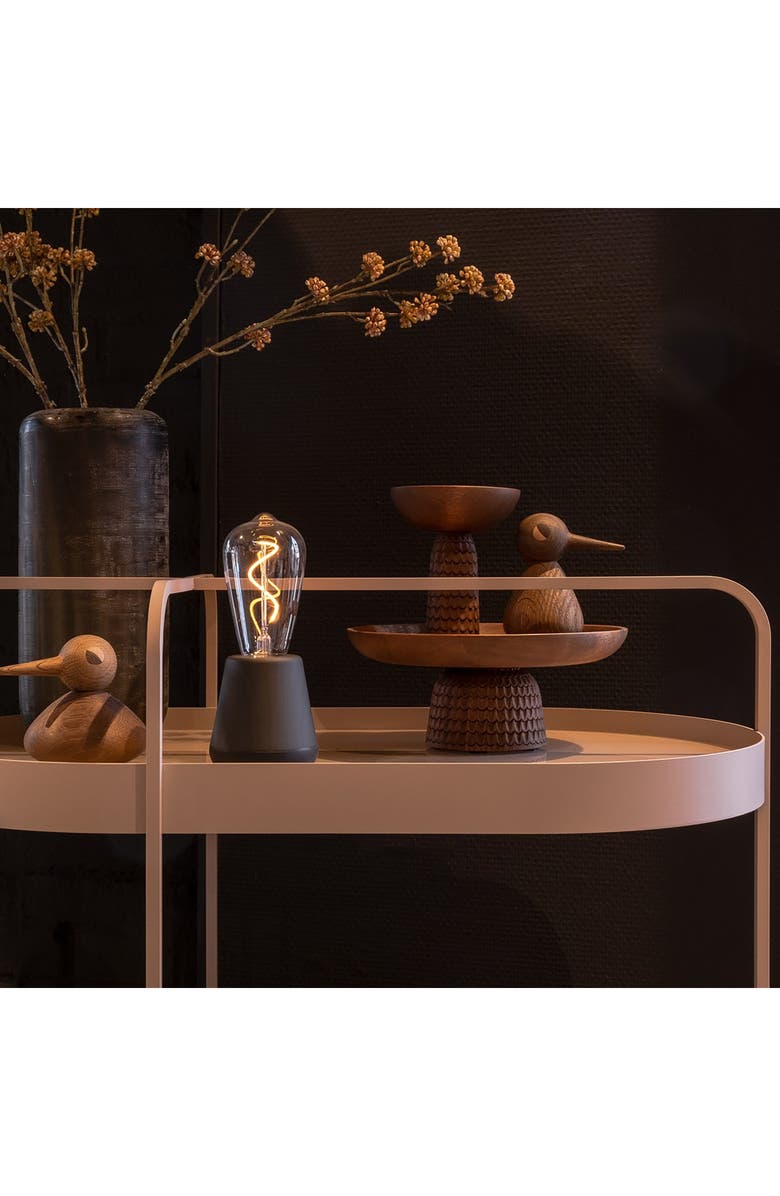 AMEICO Humble One Wireless Table Lamp, Alternate, color, Black Wood