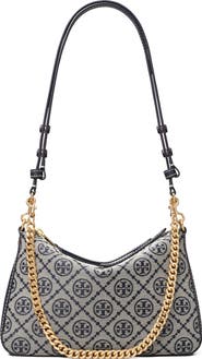 Tory Burch Small Perry T Monogram Jacquard Shoulder Bag