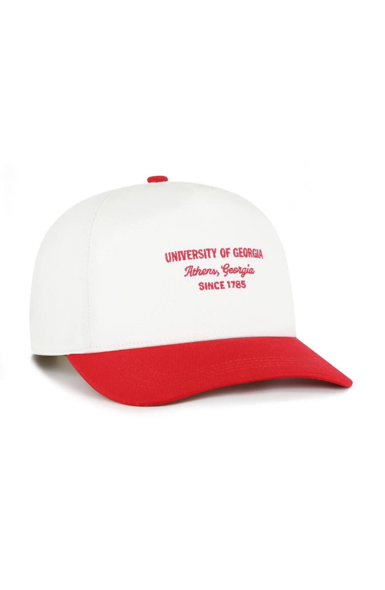 '47 Men's '47 White Georgia Bulldogs Contemporary Basics Two-Tone Hitch Adjustable Hat, Alternate, color, White