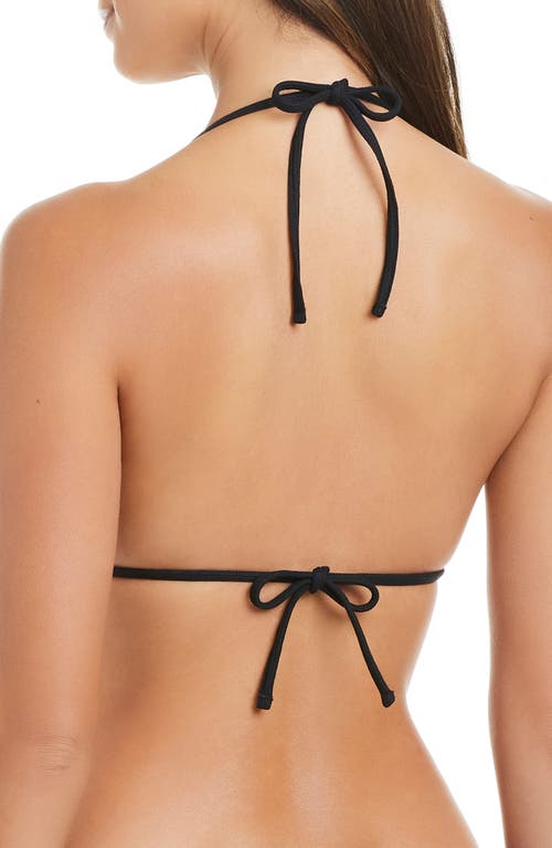 Bleu Rod Beattie Rod Beattie Triangle Bikini Top In Black