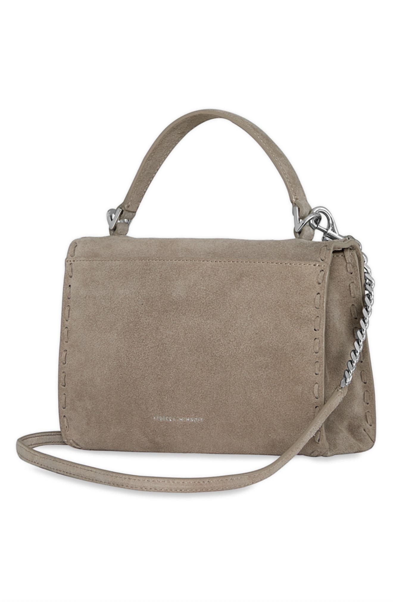Rebecca Minkoff Frozen Chain Crossbody Bag, Alternate, color, Clay