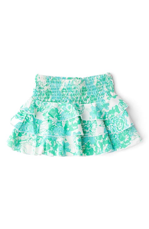 Kids' Charming Rose Smocked UPF 50+ Cover-Up Skirt (Toddler & Little Kid)