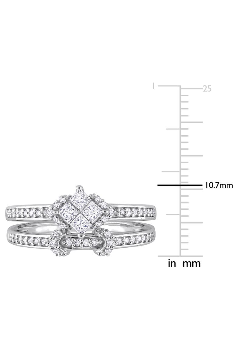 Julianna B. 1/2 CTW Diamond Bridal Ring Set, Alternate, color, Sterling Silver