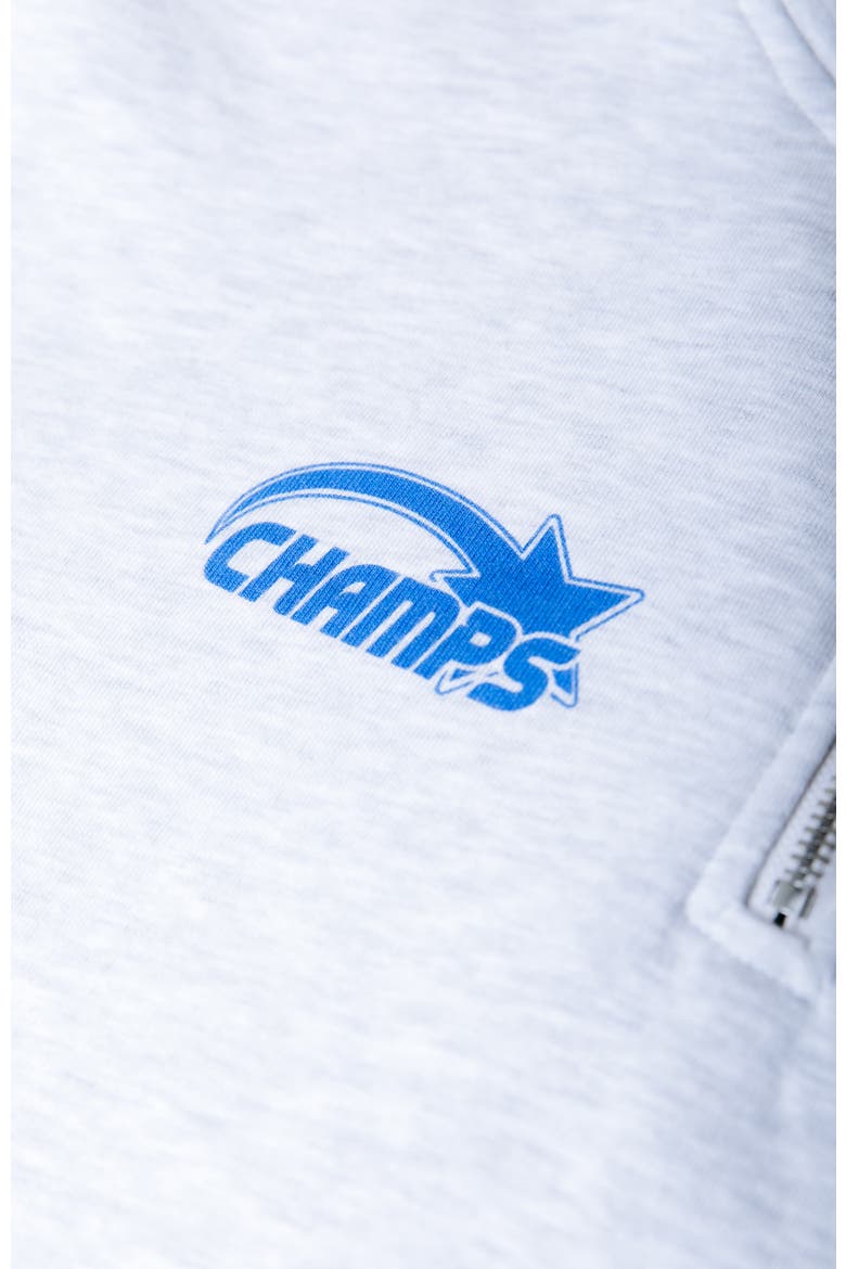 Logo Stripes Zip Sweat, Alternate, color, Grey