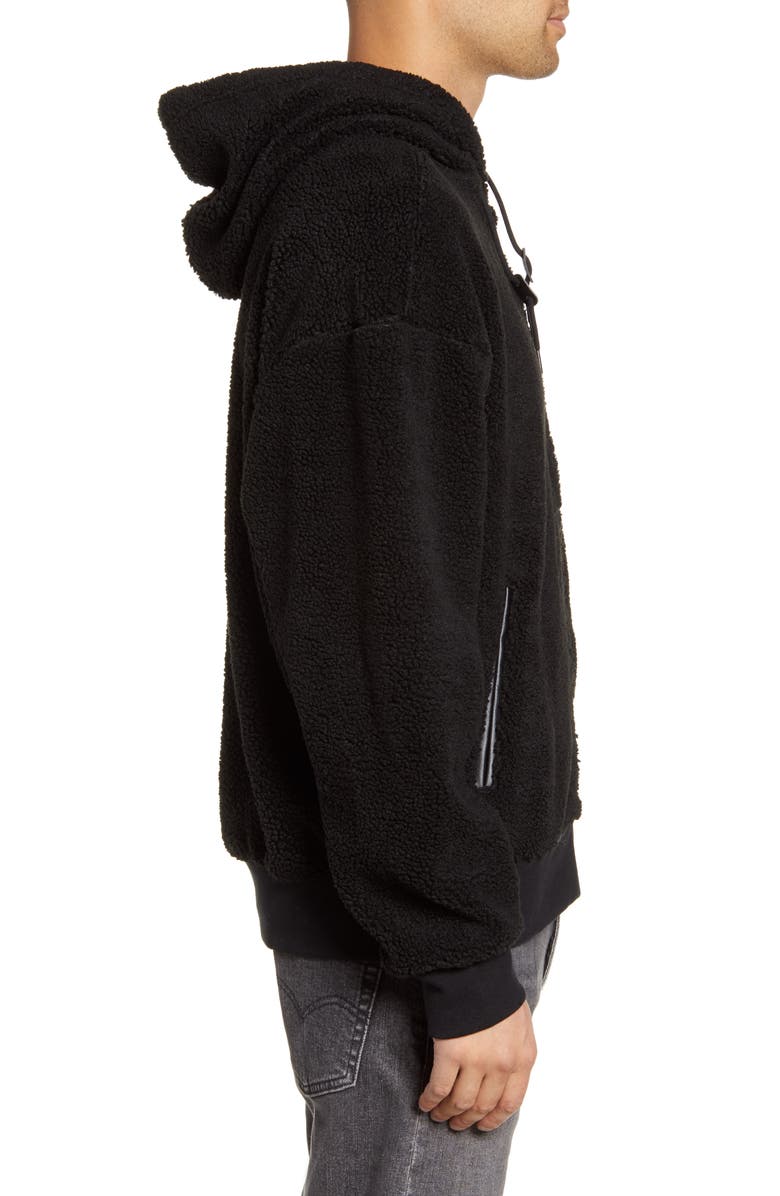 Nike SB Nike Faux Shearling Hoodie, Alternate, color,