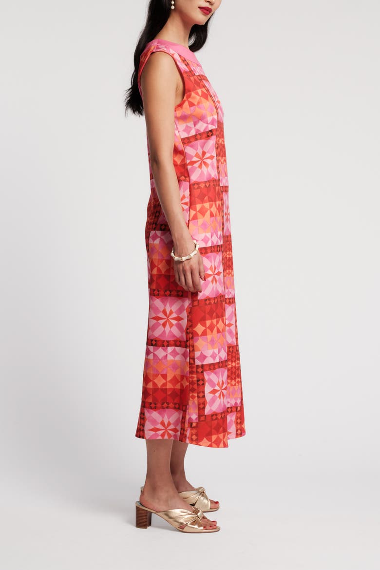 Joan Maxi Mosaic Dress, Alternate, color, Pink/Multi