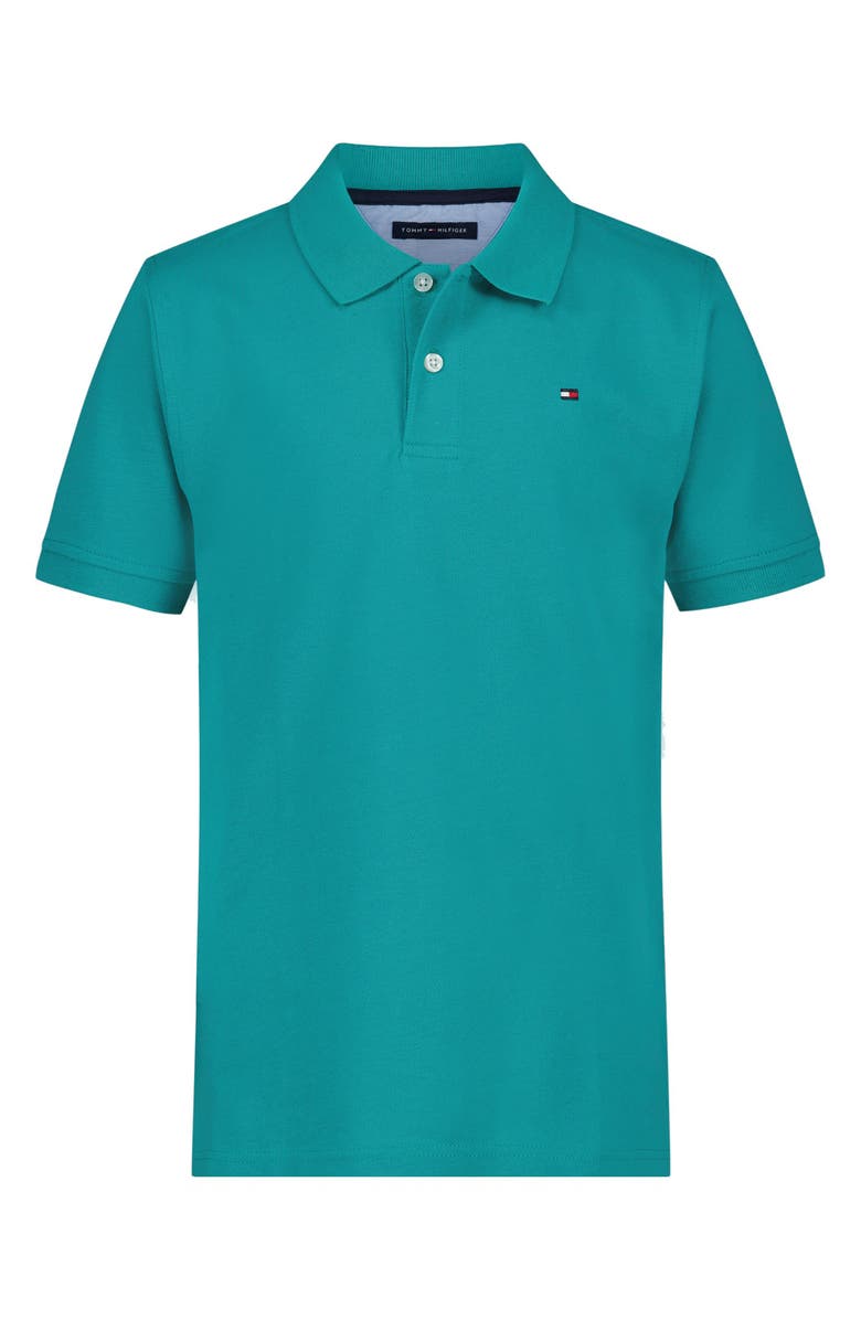 Tommy Hilfiger Kids' Ivy Knit Polo, Main, color, Tropical Green