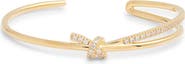 Nordstrom Knotted Cubic Zirconia Open Cuff