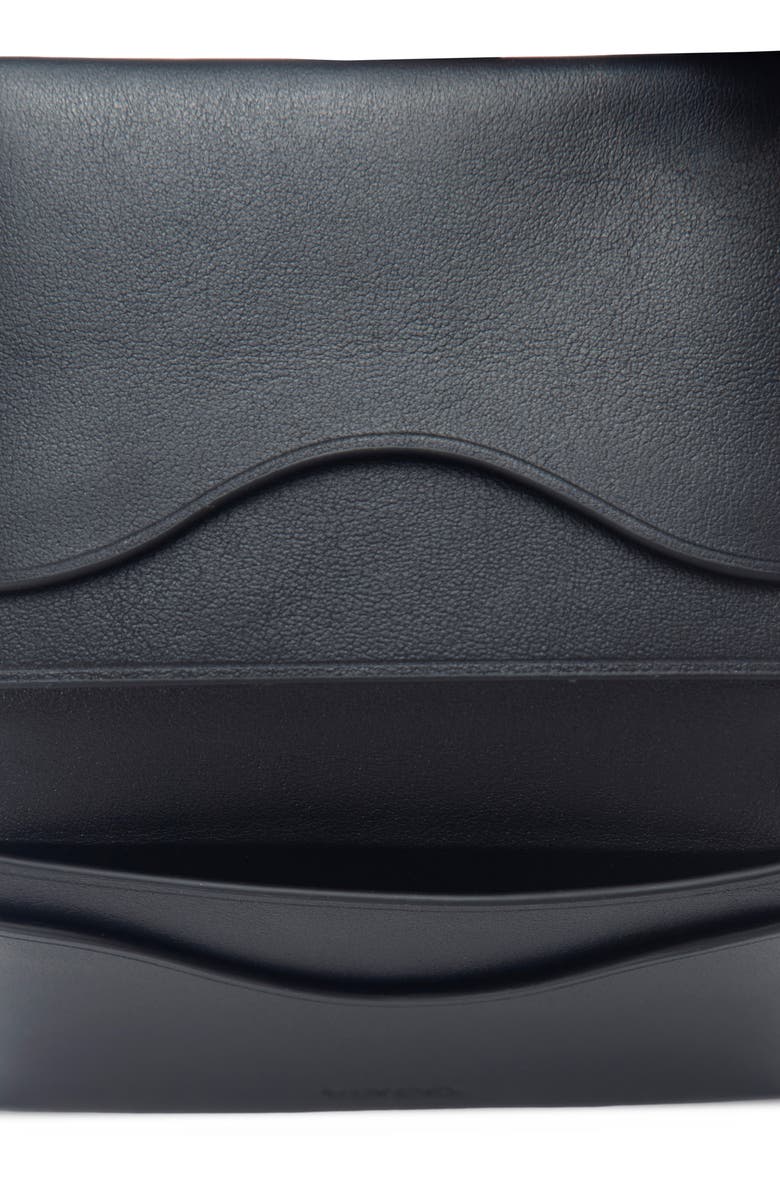 Vince Nappa Leather Bifold Card Case, Alternate, color, Black