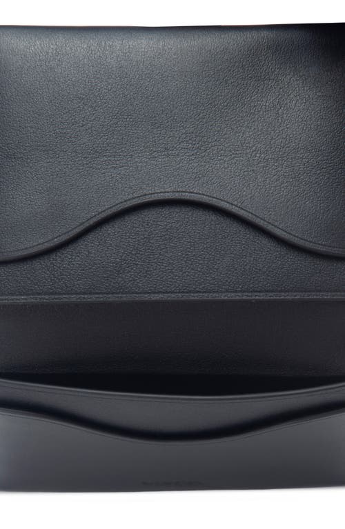 Vince Nappa Leather Bifold Card Case In Purple