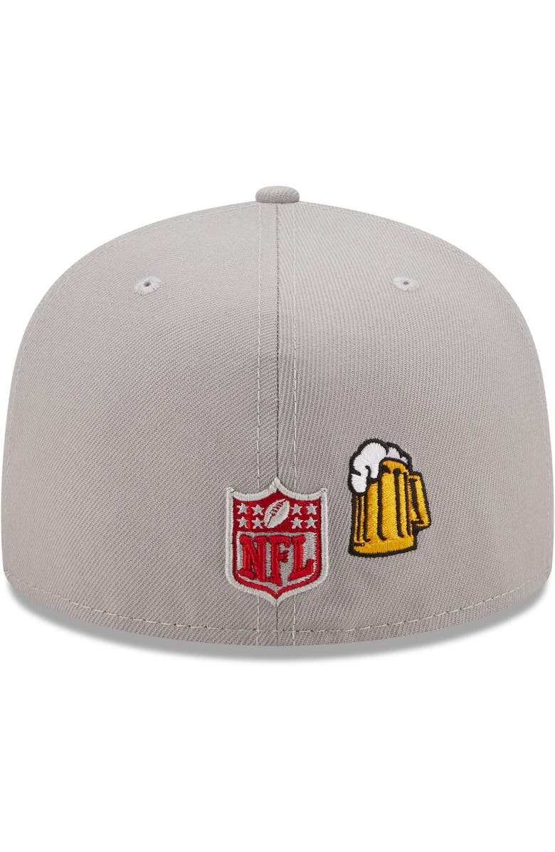 New Era Men's New Era Gray San Francisco 49ers City Describe 59FIFTY Fitted Hat, Alternate, color, 