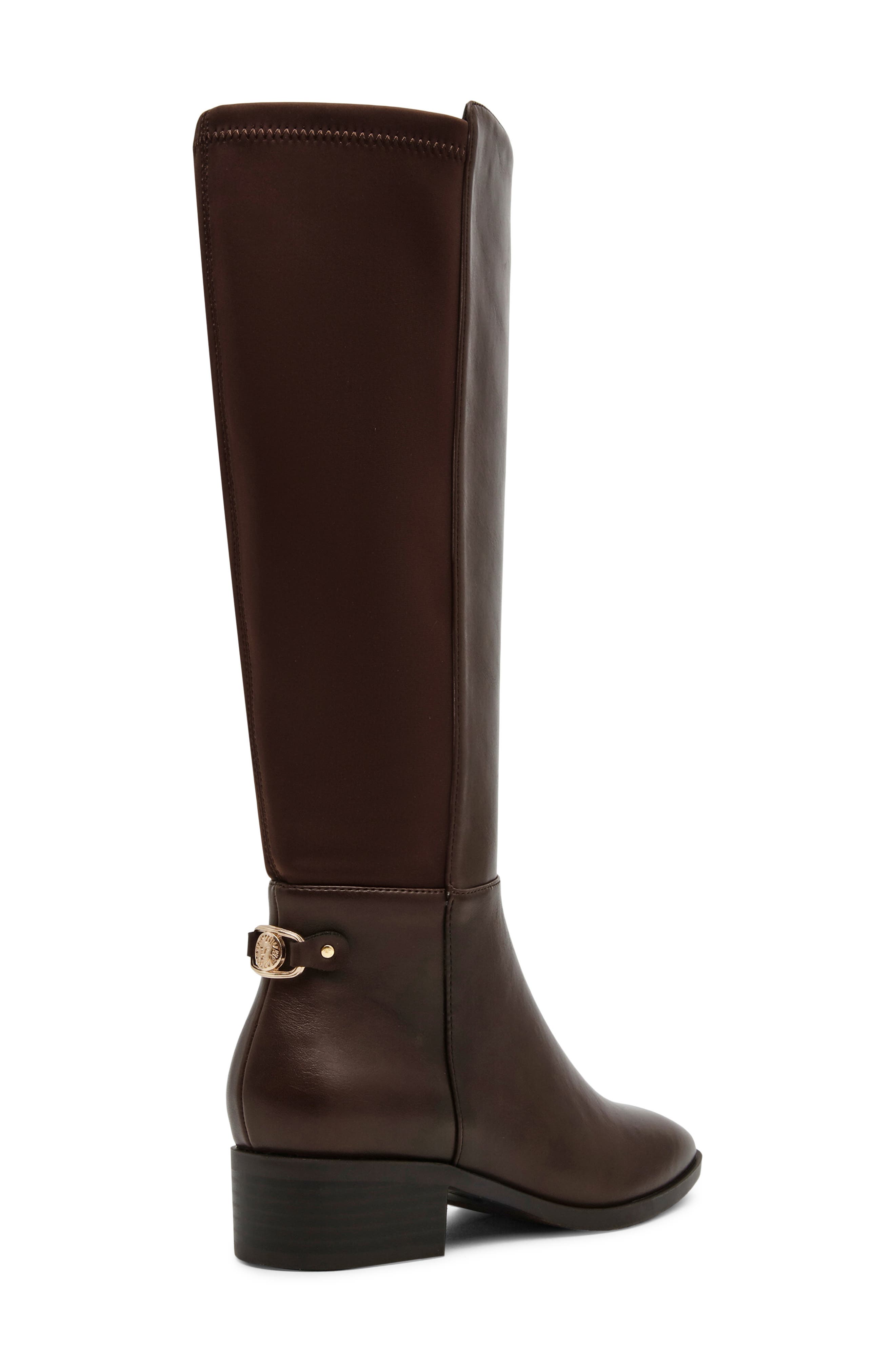 Clinda Knee High Boot, Alternate, color, BROWN PU