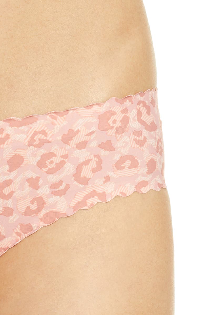 Knix Essential Scallop Cheeky Bikini, Alternate, color,