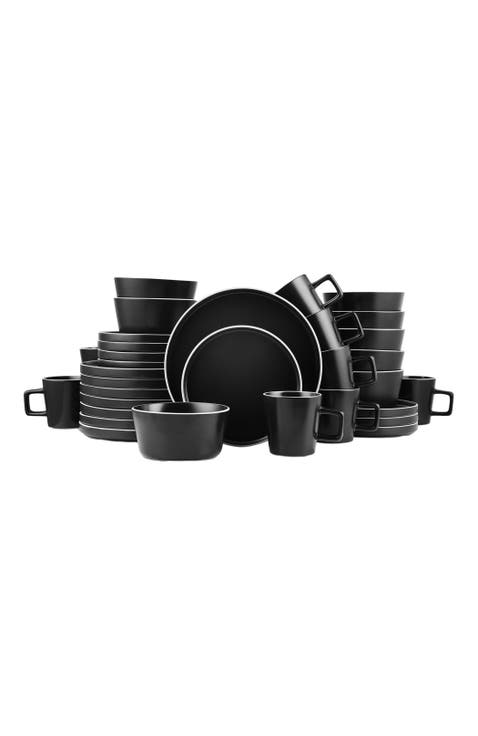 Allison Stoneware 32-Piece Dinnerware Set