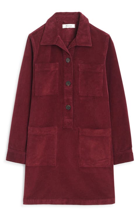 Boxy Mini Shirtdress