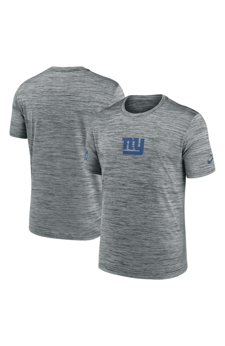 Nike Men's Nike Gray New York Giants Sideline Velocity Performance T-Shirt, Main, color, Gray