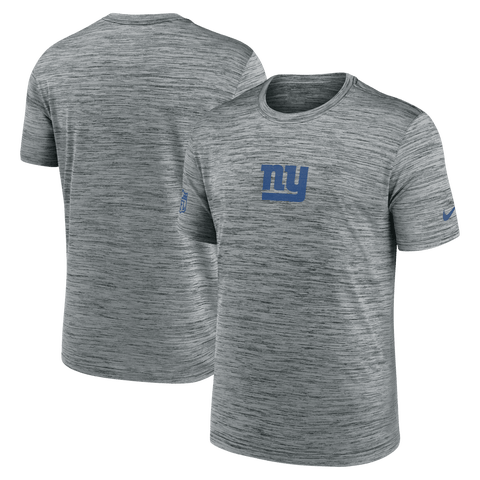 Men's Nike Gray New York Giants Sideline Velocity Performance T-Shirt