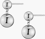 Aurate Graduated Ball Drop Earrings