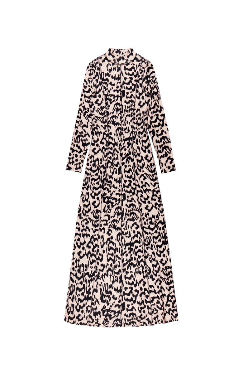 Ro&Zo Printed Jersey Maxi Dress, Alternate, color, Cream/Brown