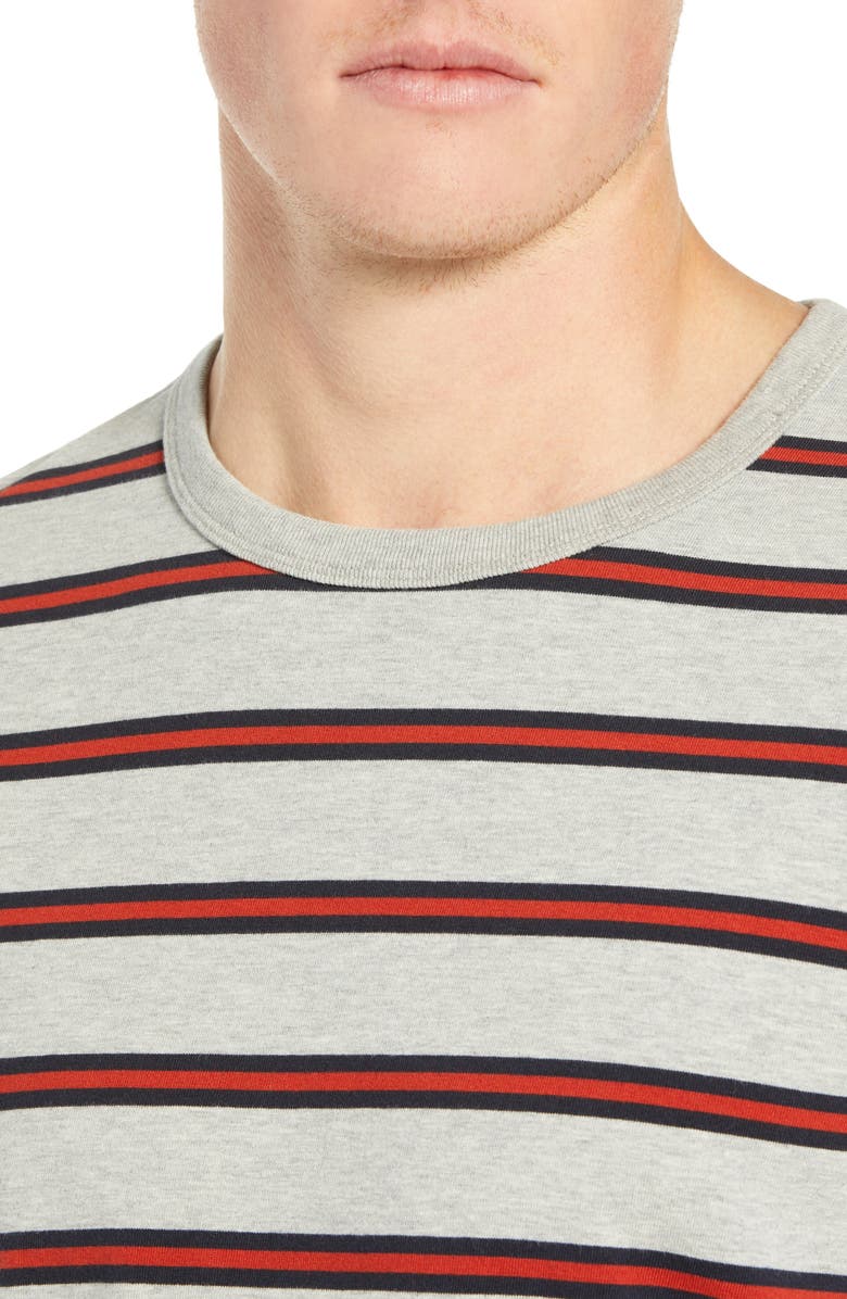 FRAME Stripe Slim Fit Long Sleeve Crewneck T-Shirt, Alternate, color, 