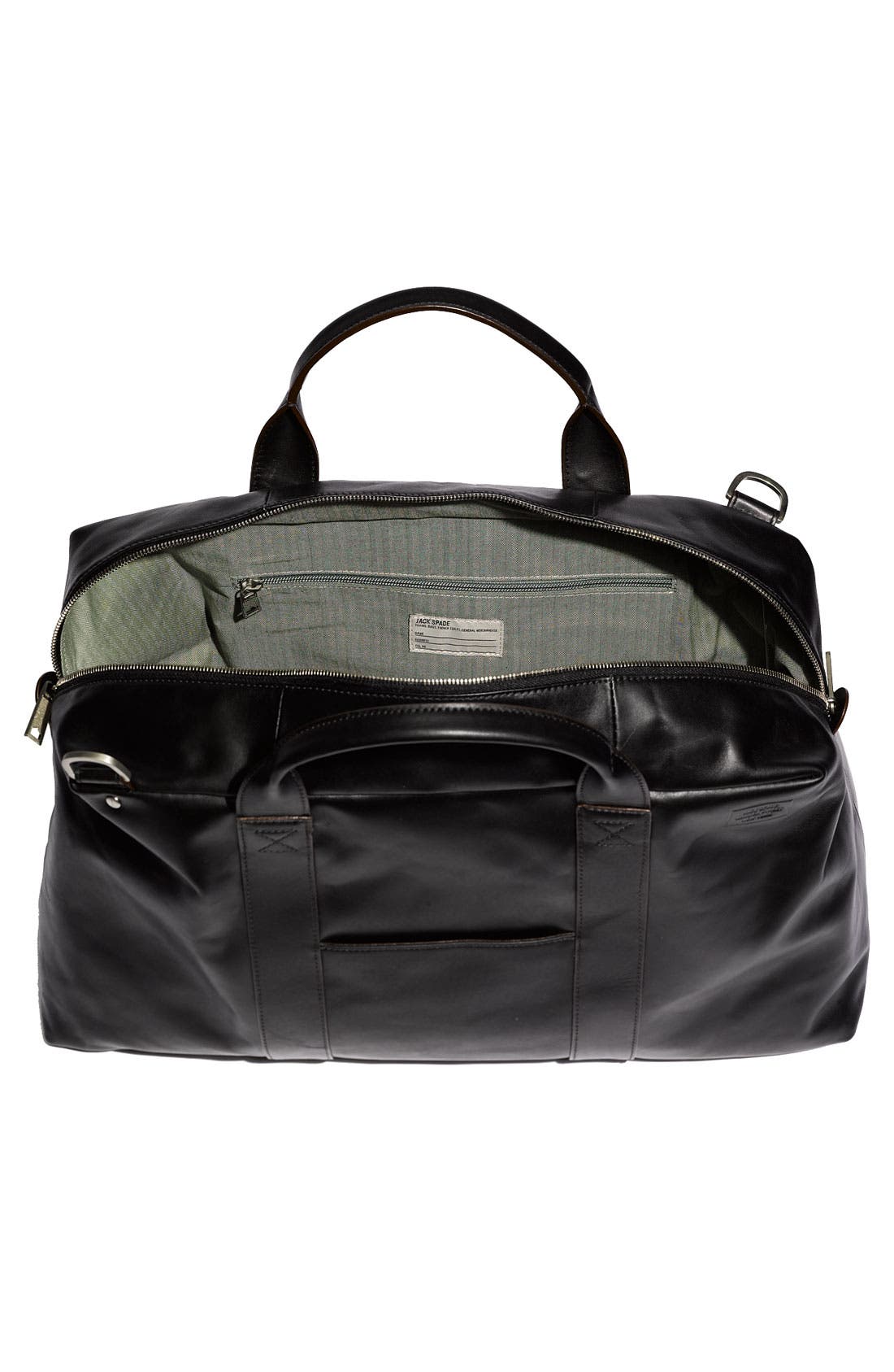 Jack Spade 'Wayne' Leather Duffel Bag, Alternate, color, 