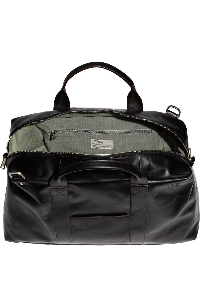 Jack Spade 'Wayne' Leather Duffel Bag, Alternate, color,