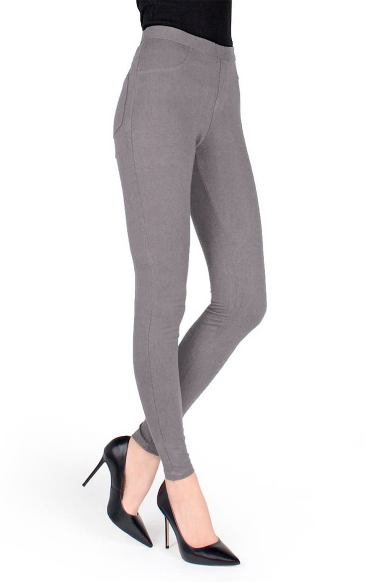 Soft Chic Leggings, Main, color, ASH