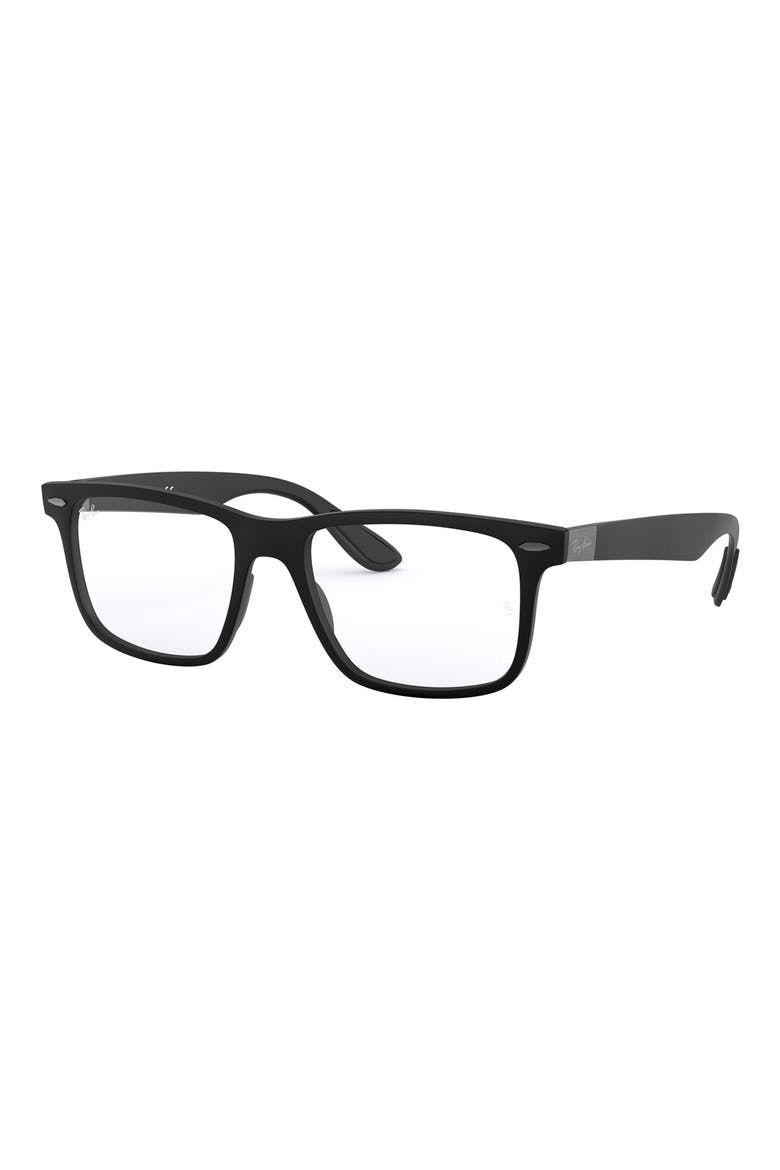 54mm Square Optical Glasses, Alternate, color, BEIGE BLK