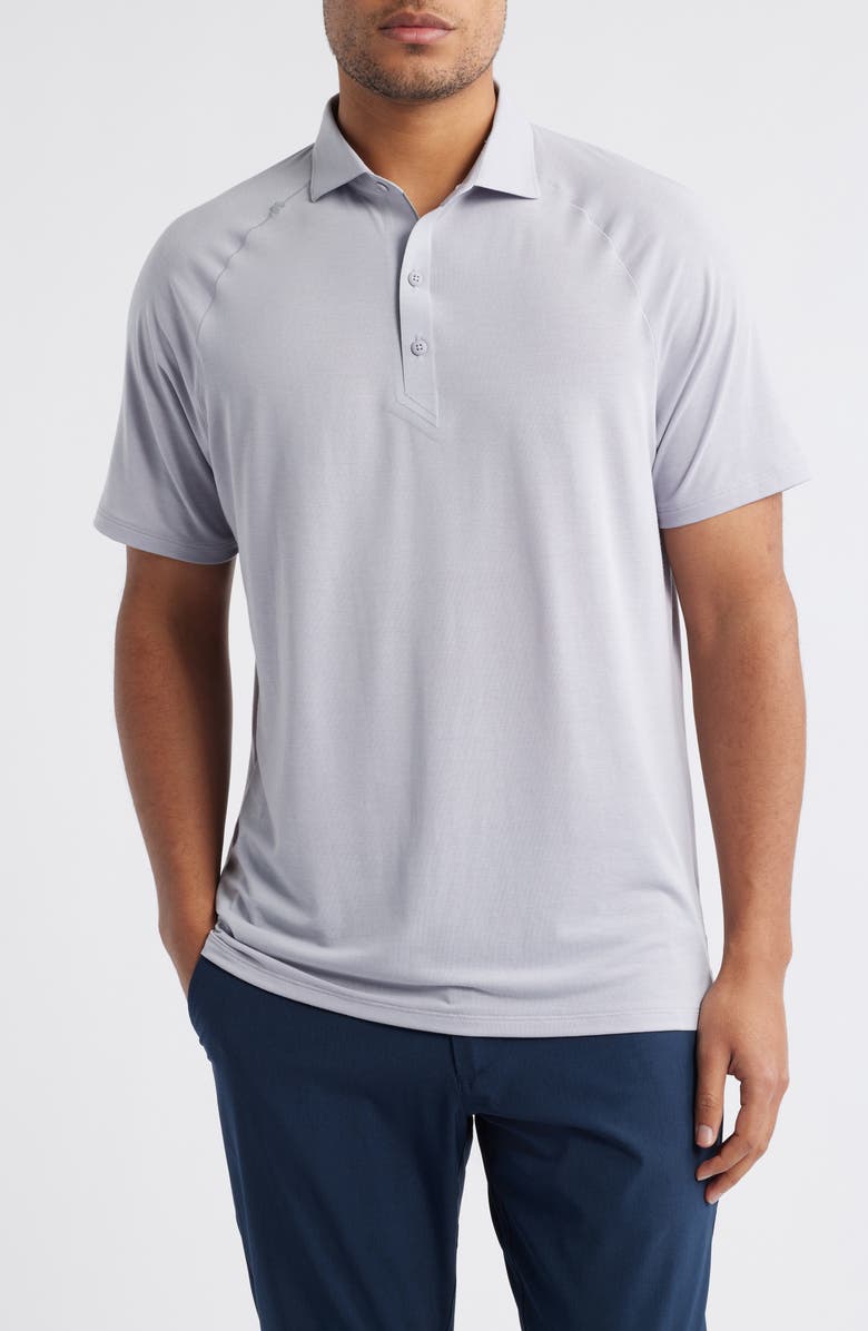 johnnie-O Callan Performance Polo, Main, color, Seal