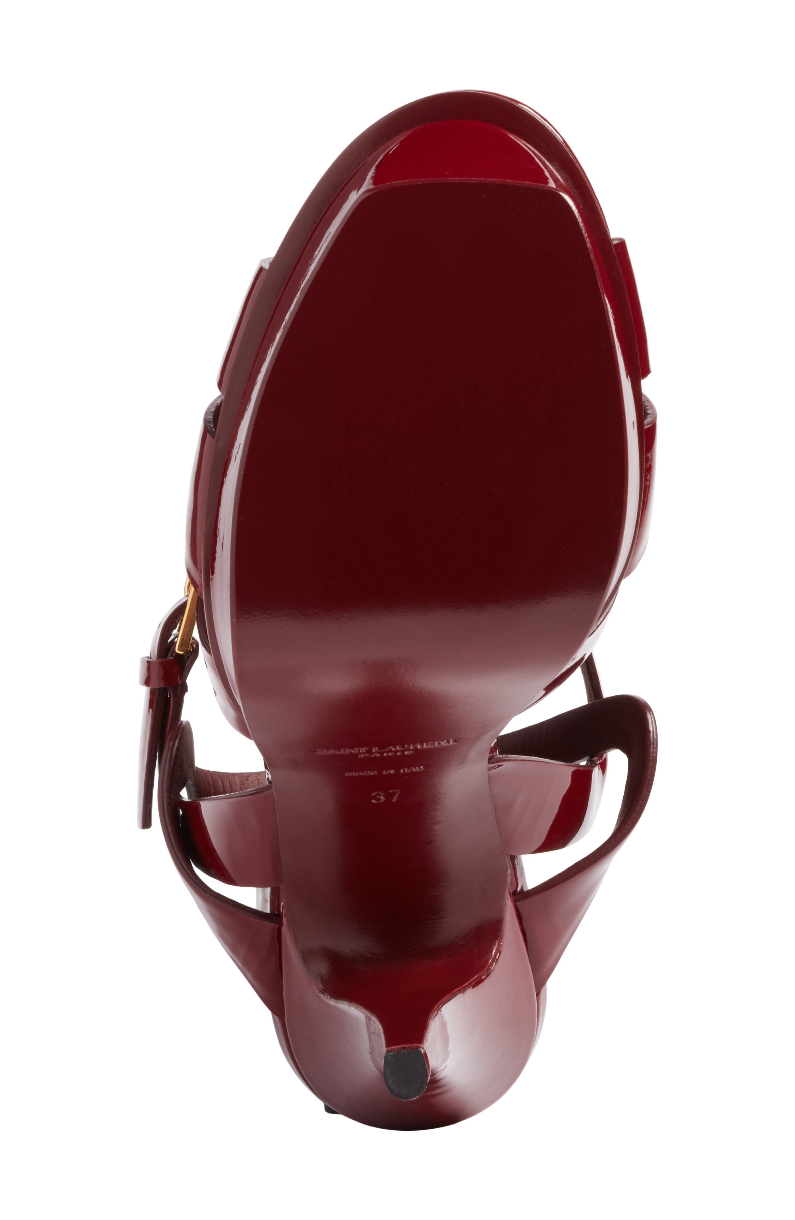 Tribute T-Strap Platform Sandal, Alternate, color, LIGHT BURGUNDY