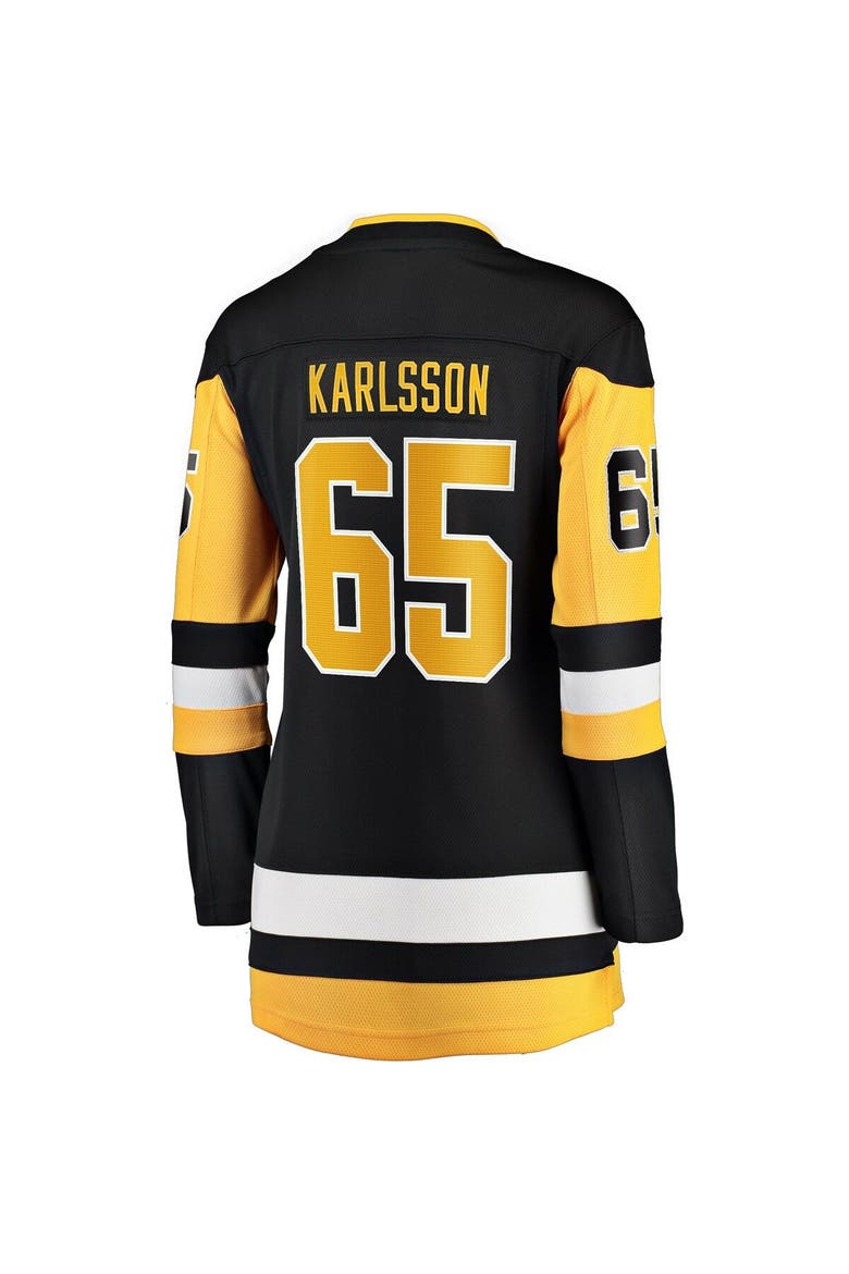 Women's Fanatics Erik Karlsson Black Pittsburgh Penguins Home Breakaway Jersey, Alternate, color, Black