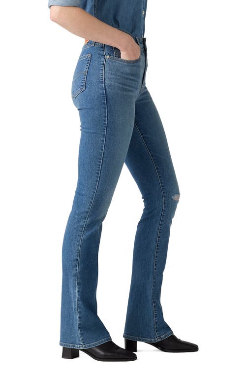 Levi's 725 High-waist Classic Stretch Bootcut Jeans In Blue