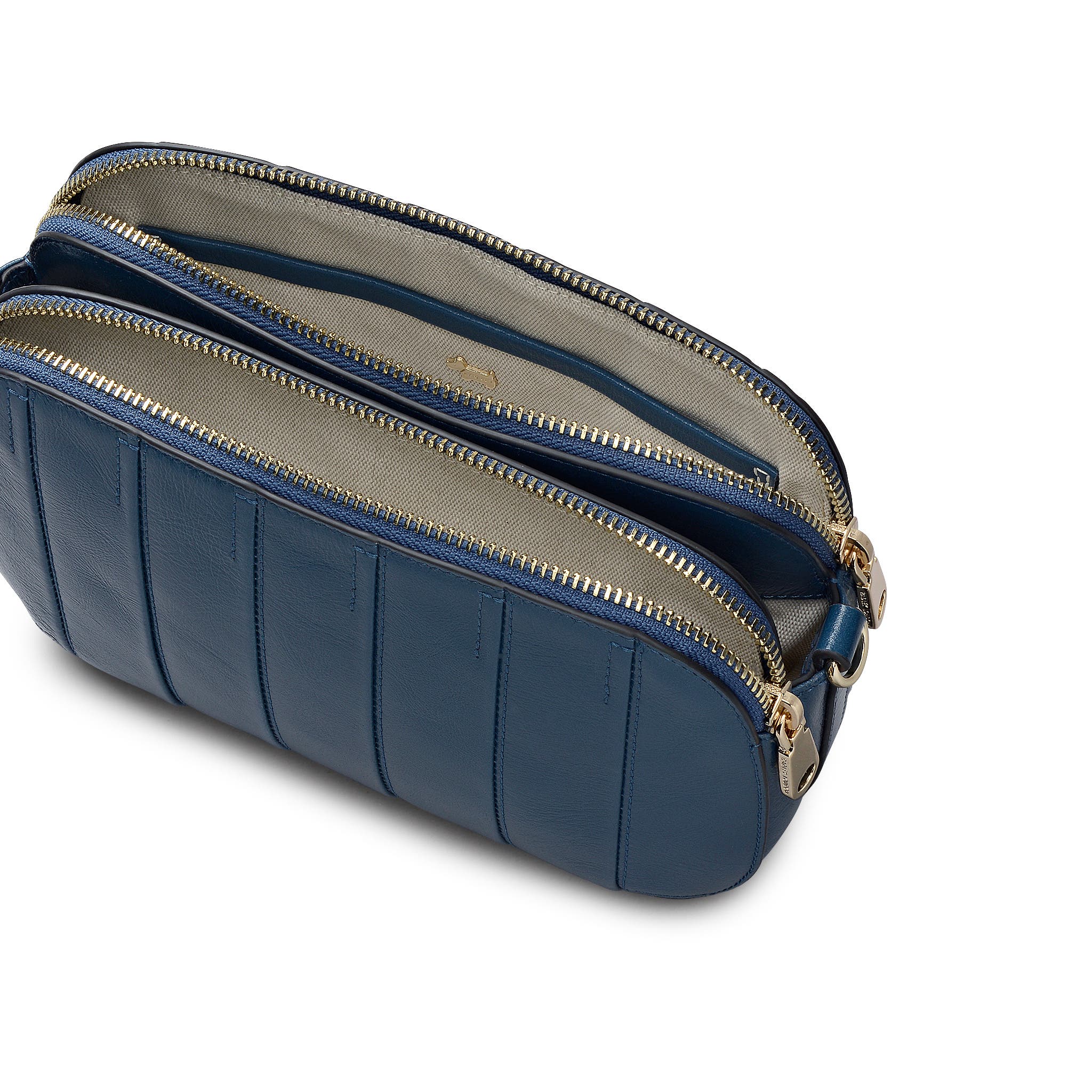 Radley Dukes Place - Stripe Medium Ziptop Crossbody Bag, Alternate, color, 