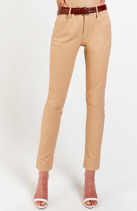 Jordan Recycled Leather Trousers