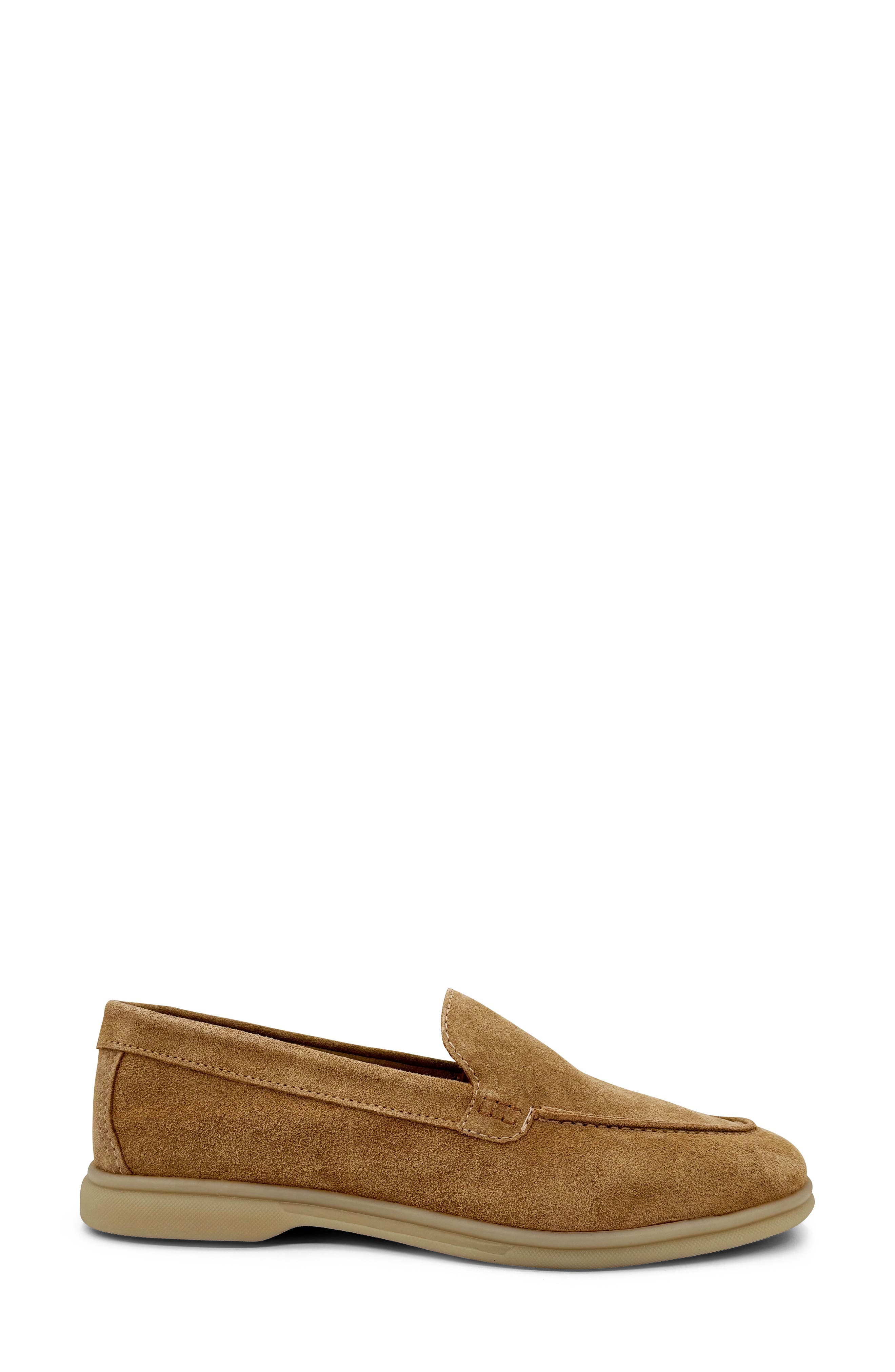 CHELSEA CREW Lama Suede Loafer, Alternate, color, Tan Suede