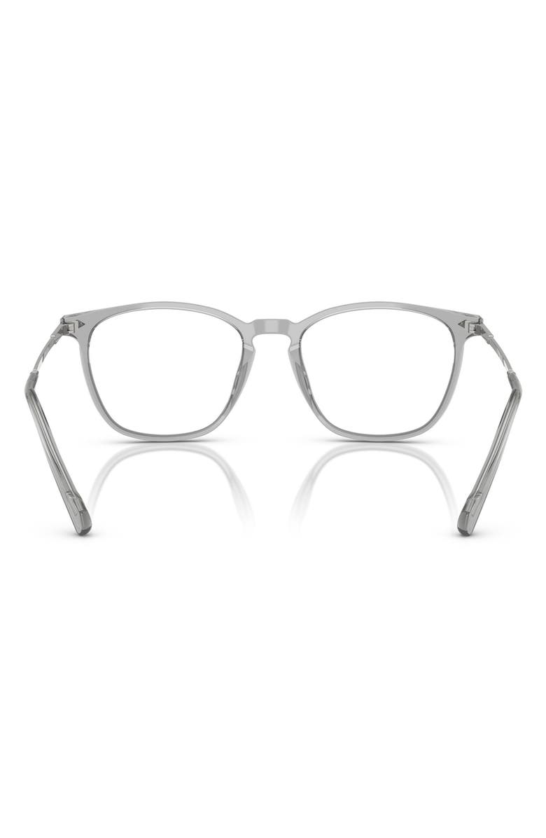 VOGUE 51mm Pillow Optical Glasses, Alternate, color, Transparent Grey