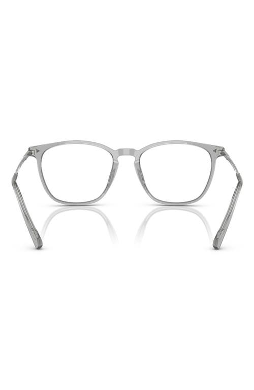 Vogue 51mm Pillow Optical Glasses In Transparent Grey